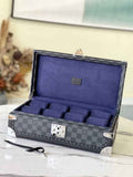Louis Vuitton 8 watch case Damier Graphite Canvas N48226 - Default Title - View 1