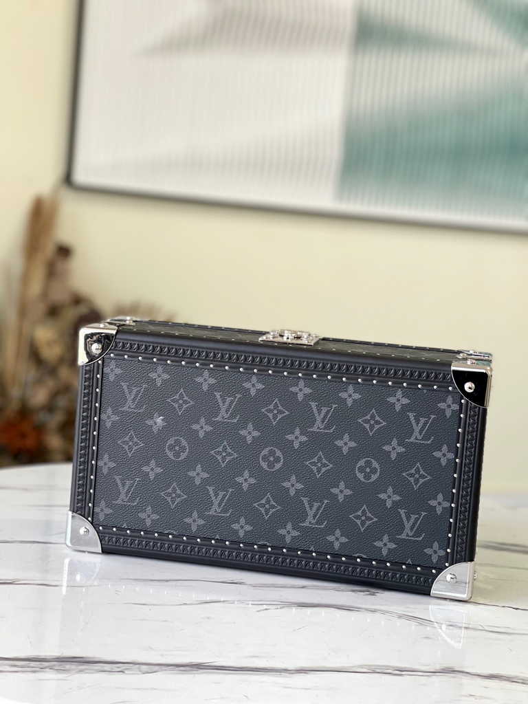 Louis Vuitton 8 watch case Monogram Canvas M20016 Black - Default Title - View 6