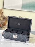 Louis Vuitton 8 watch case Monogram Canvas M20016 Black - Default Title - View 1