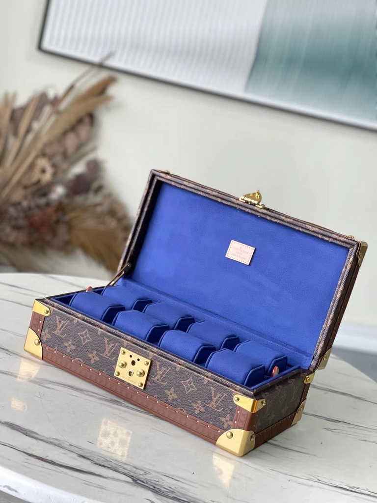 Louis Vuitton 8 watch case Monogram Canvas M20016 - Default Title - View 1