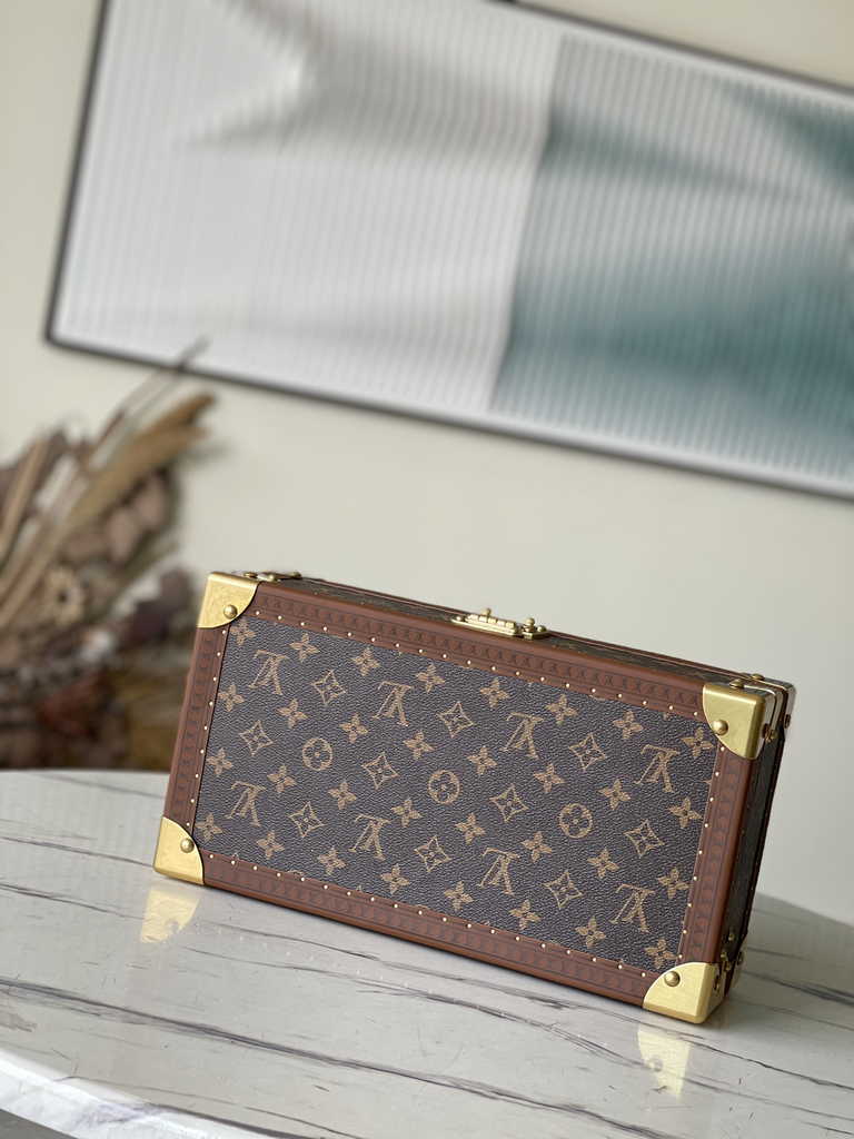 Louis Vuitton 8 watch case Monogram Canvas M47641 Yellow - Default Title - View 9