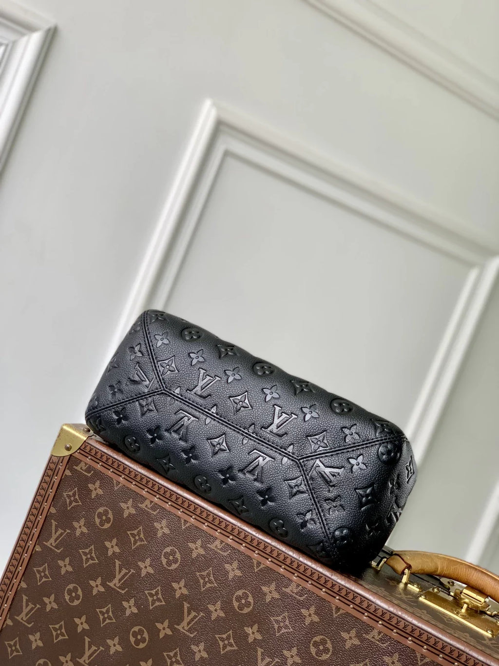 Louis Vuitton All In One PM Bag, M25858 Black Cowhide leather