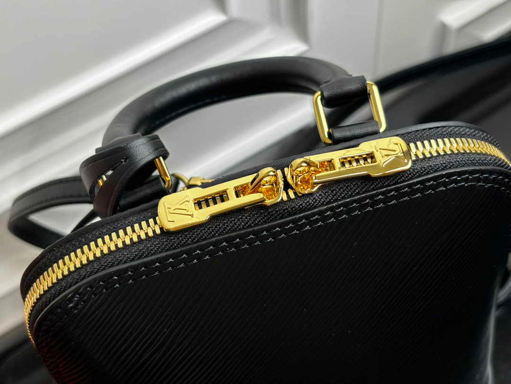 Louis Vuitton Alma Backpack M25103 Black Epi grained leather