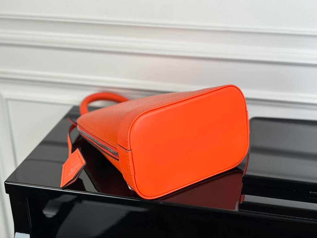 Louis Vuitton Alma Backpack M25104 Orange Epi grained leather