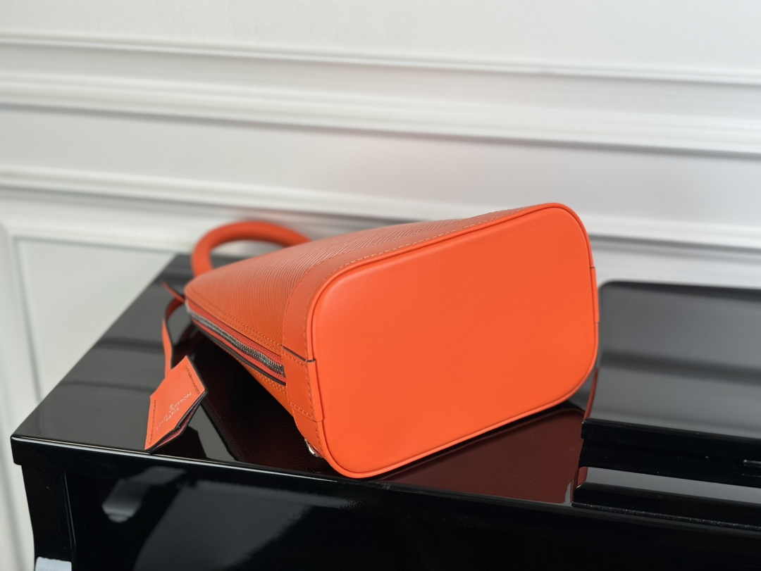 Louis Vuitton Alma Backpack M25104 Orange Epi grained leather