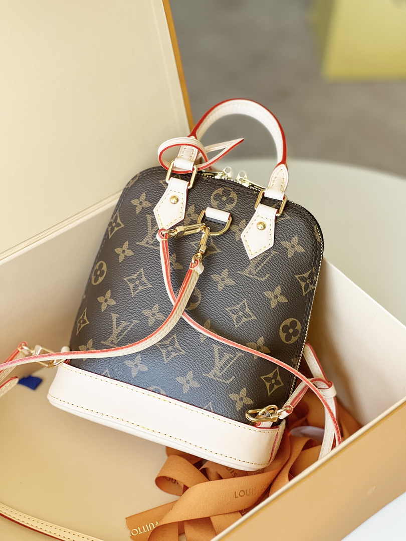 Louis Vuitton Alma Backpack M47132 Monogram Canvas
