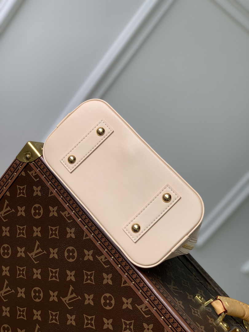 Louis Vuitton Alma BB Bag M22878 Beige Calfskin