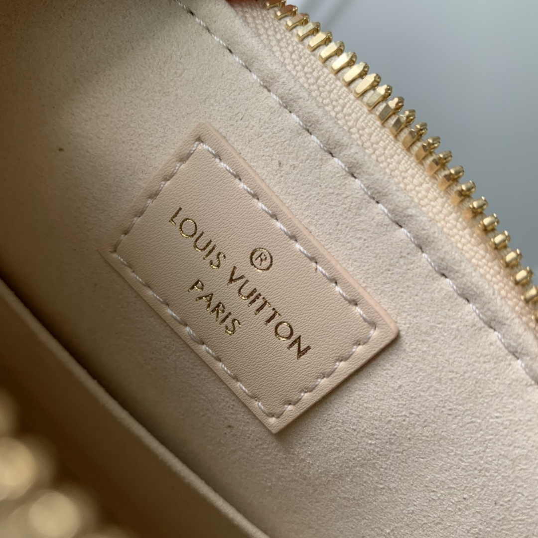 Louis Vuitton Alma BB Bag M22878 Beige Calfskin