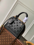 Louis Vuitton Alma BB Bag M22878 Black Calfskin