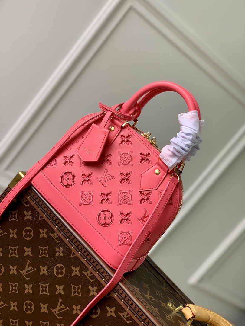 Louis Vuitton Alma BB Bag M22878 Pink Calfskin