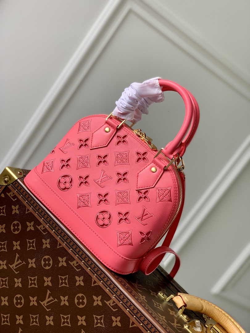 Louis Vuitton Alma BB Bag M22878 Pink Calfskin