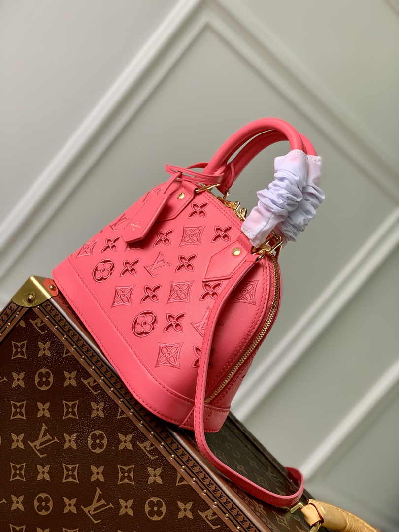 Louis Vuitton Alma BB Bag M22878 Pink Calfskin