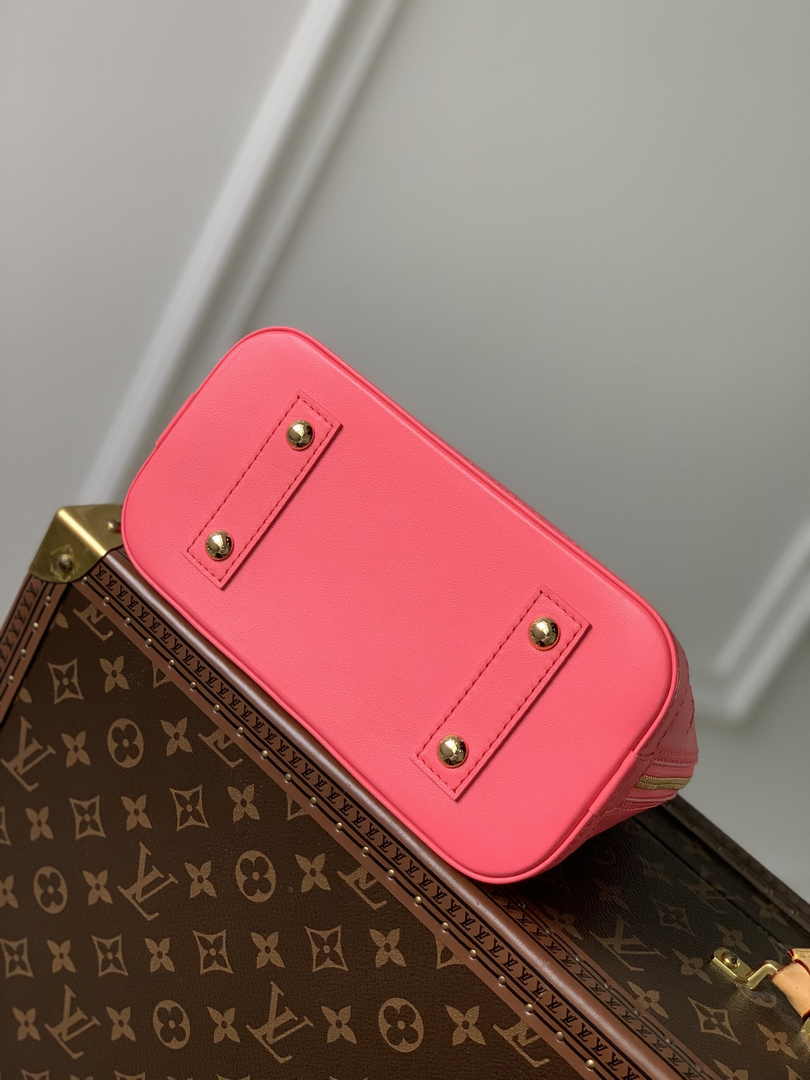 Louis Vuitton Alma BB Bag M22878 Pink Calfskin
