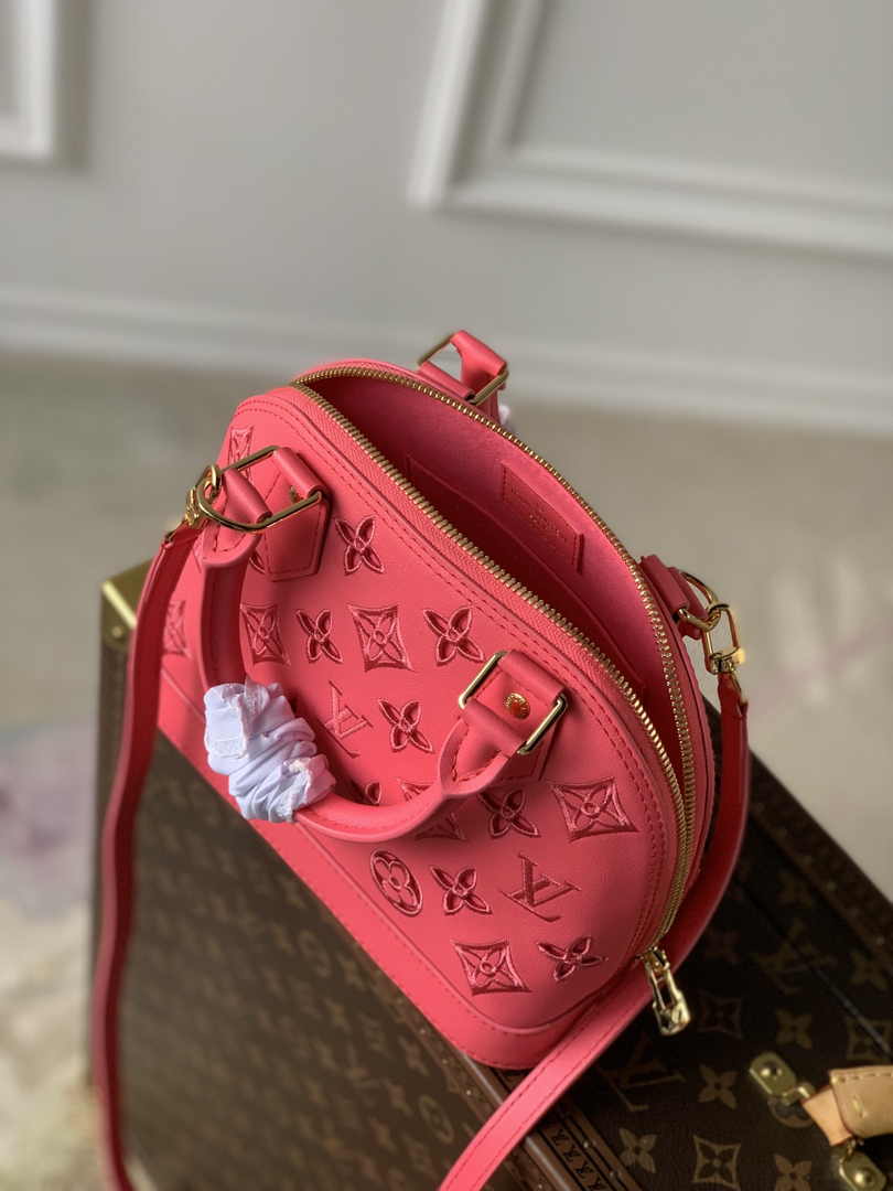 Louis Vuitton Alma BB Bag M22878 Pink Calfskin