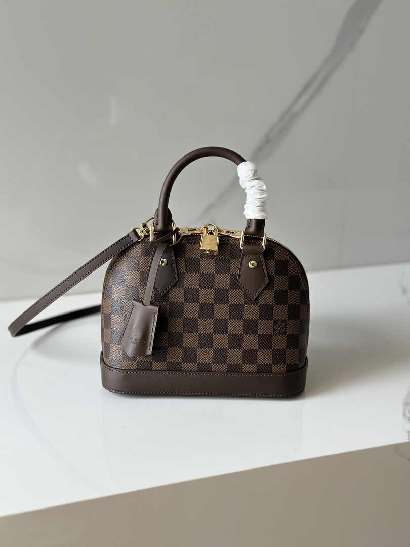 Louis Vuitton Alma BB Mini Top Handle Bag N41221 Damier Ebene canvas