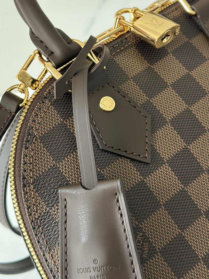 Louis Vuitton Alma BB Mini Top Handle Bag N41221 Damier Ebene canvas