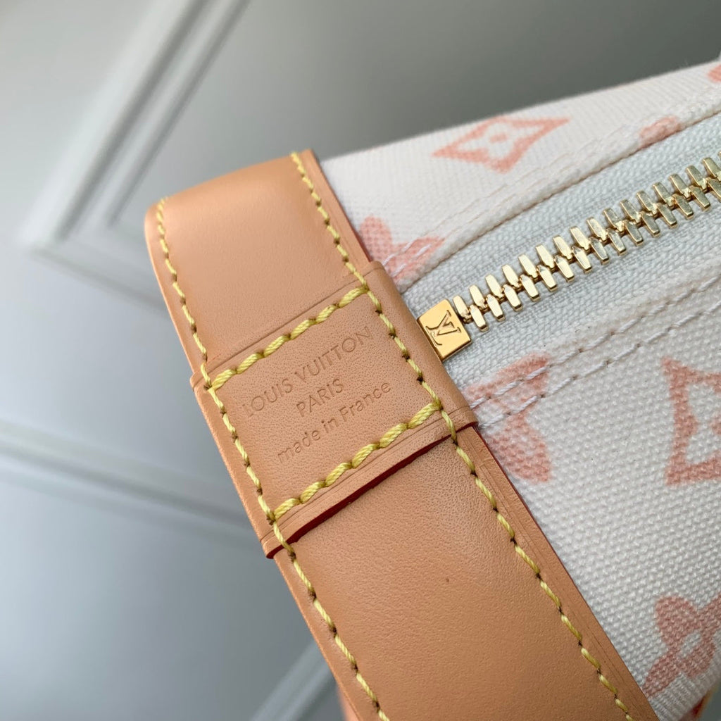 Louis Vuitton Alma BB M27525 Beige Coated canvas Gold Hardware