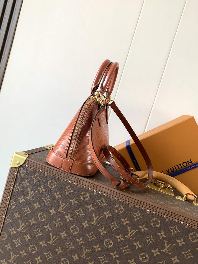 Louis Vuitton Alma BB M25538 Brown Epi Leather Gold Hardware