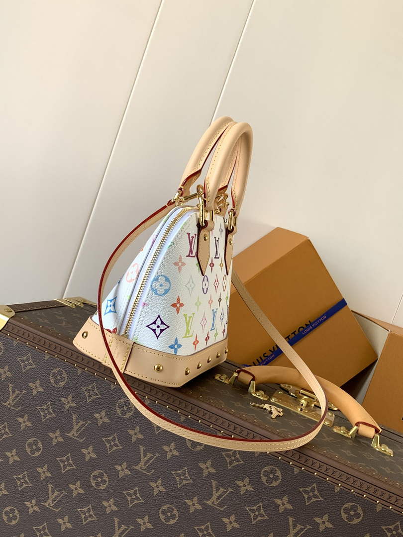 LV x TM Alma BB M24645 Multicolored Monogram canvas Gold Hardware