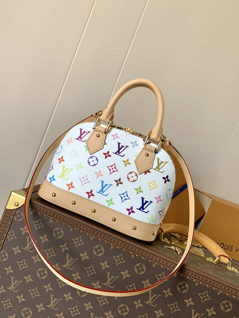 LV x TM Alma BB M24645 Multicolored Monogram canvas Gold Hardware - Default Title - View 3