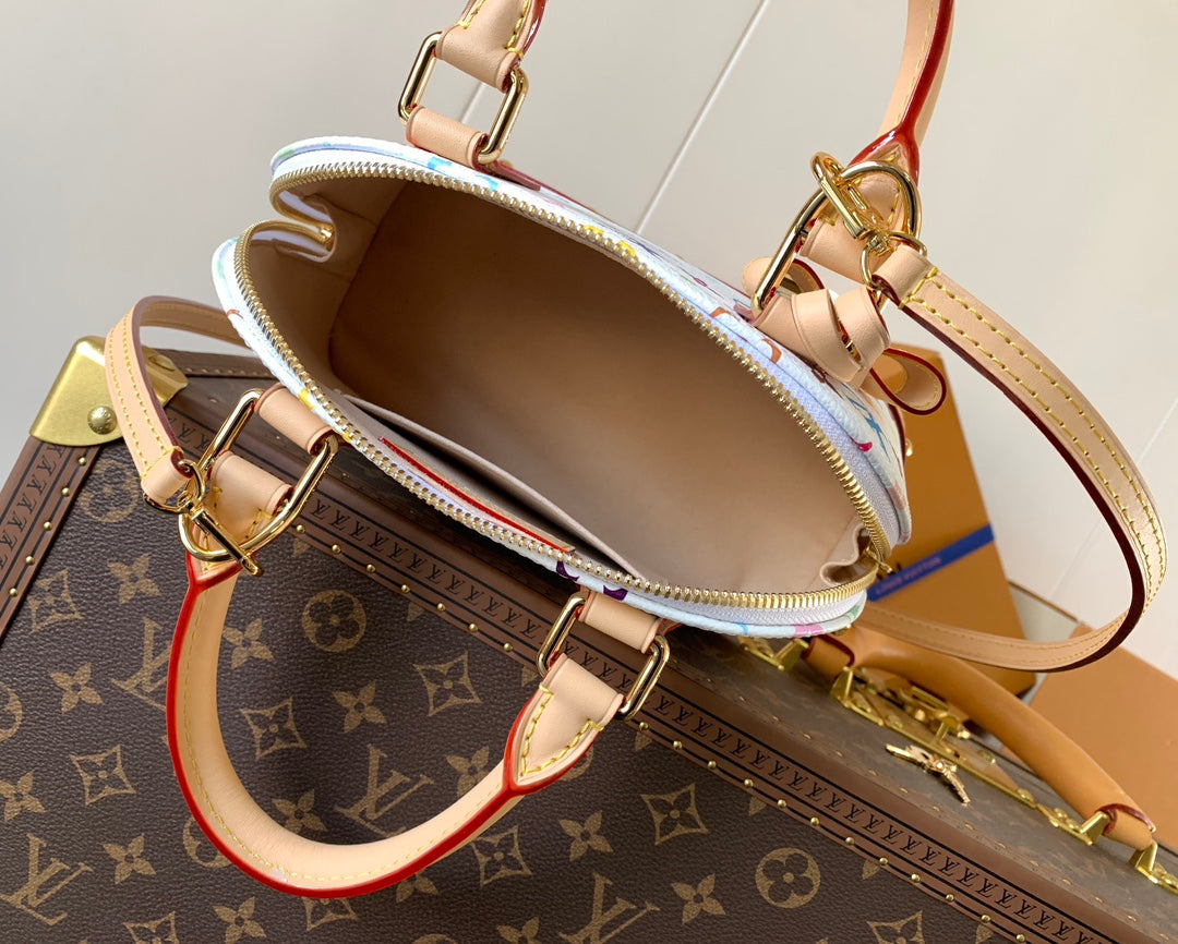 LV x TM Alma BB M24645 Multicolored Monogram canvas Gold Hardware