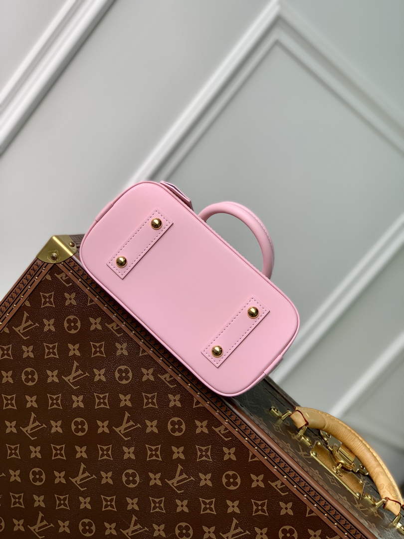 Louis Vuitton Alma BB M23666 Pink Lamb leather Gold Hardware