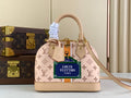 Louis Vuitton Alma BB Mini Top Handle Bag M23502 Beige Monopaname
