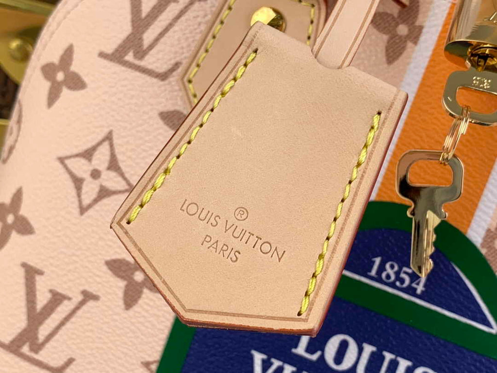 Louis Vuitton Alma BB Mini Top Handle Bag M23502 Beige Monopaname