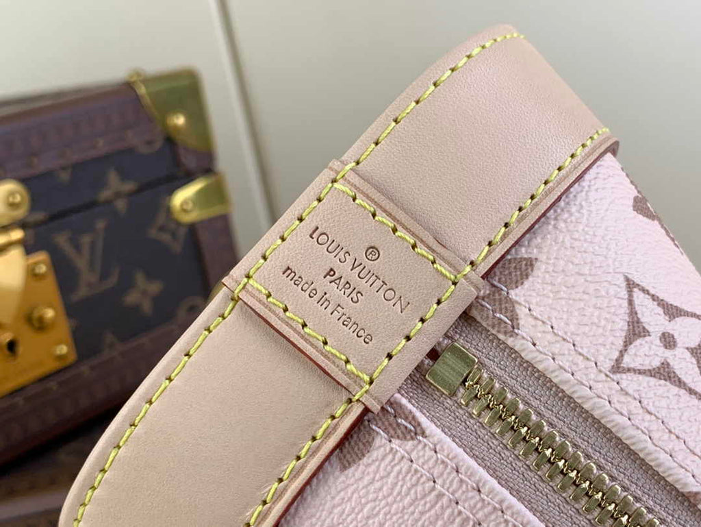 Louis Vuitton Alma BB Mini Top Handle Bag M23502 Beige Monopaname