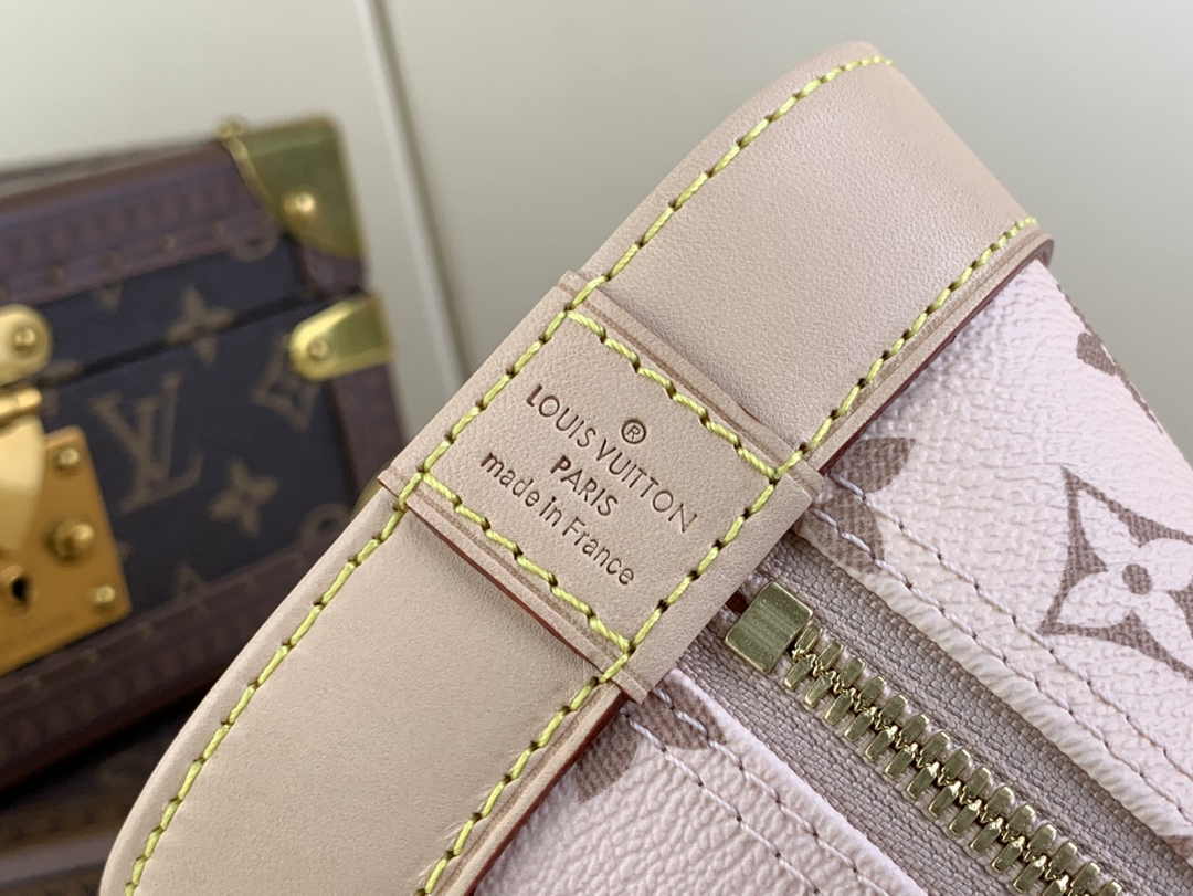 Louis Vuitton Alma BB Mini Top Handle Bag M23502 Beige Monopaname