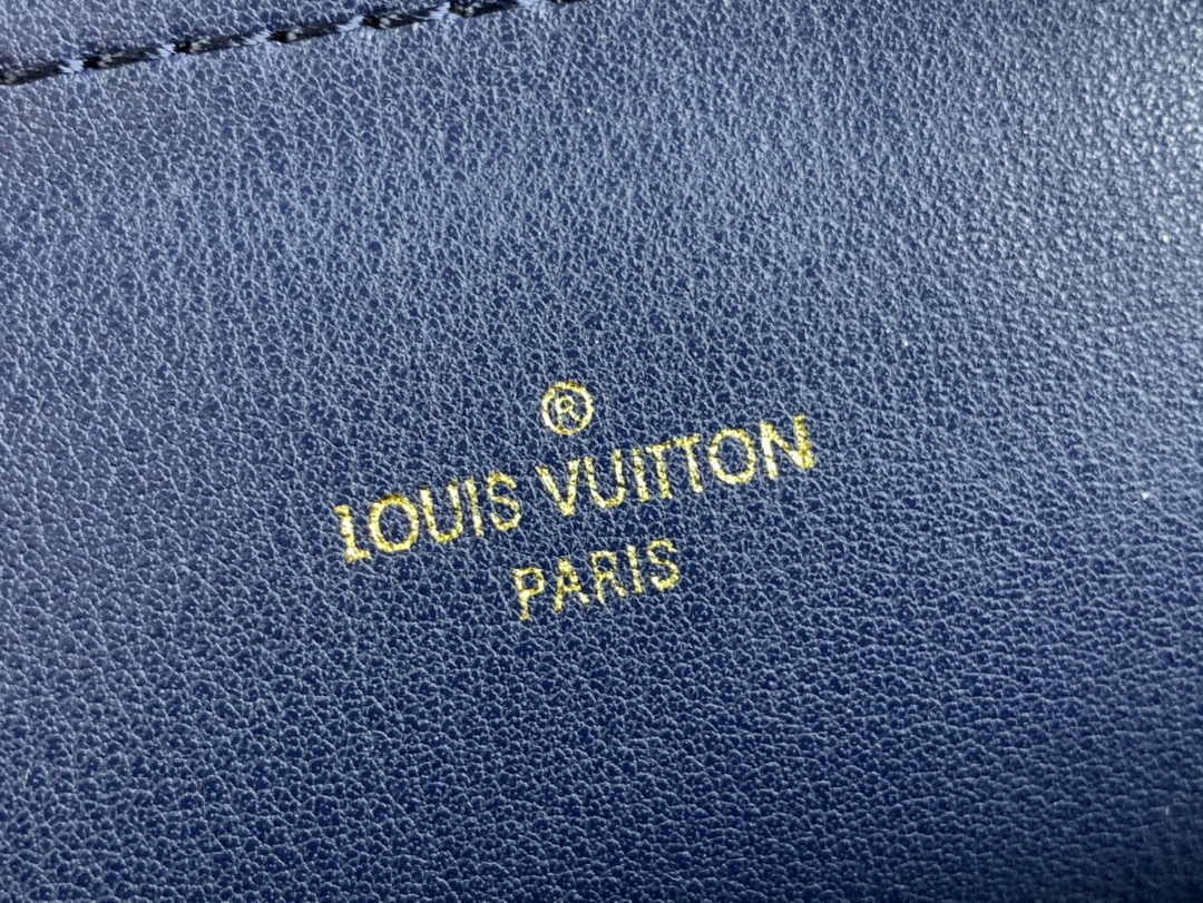 Louis Vuitton Alma BB Mini Top Handle Bag M23666 Navy Blue Lamb leather