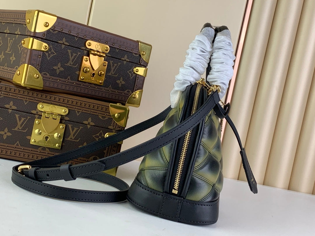 Louis Vuitton Alma BB Mini Top Handle Bag M23576 Beige Lamb leather
