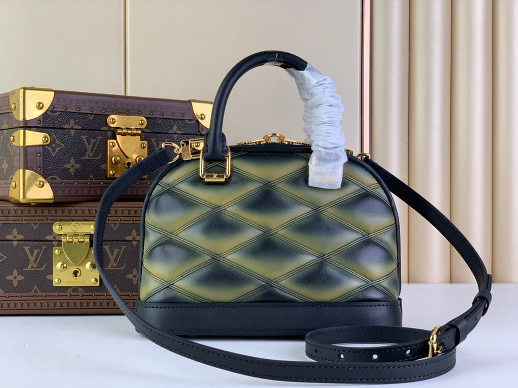 Louis Vuitton Alma BB Mini Top Handle Bag M23576 Beige Lamb leather