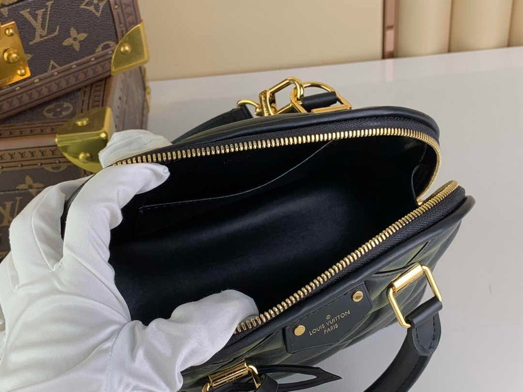 Louis Vuitton Alma BB Mini Top Handle Bag M23576 Beige Lamb leather