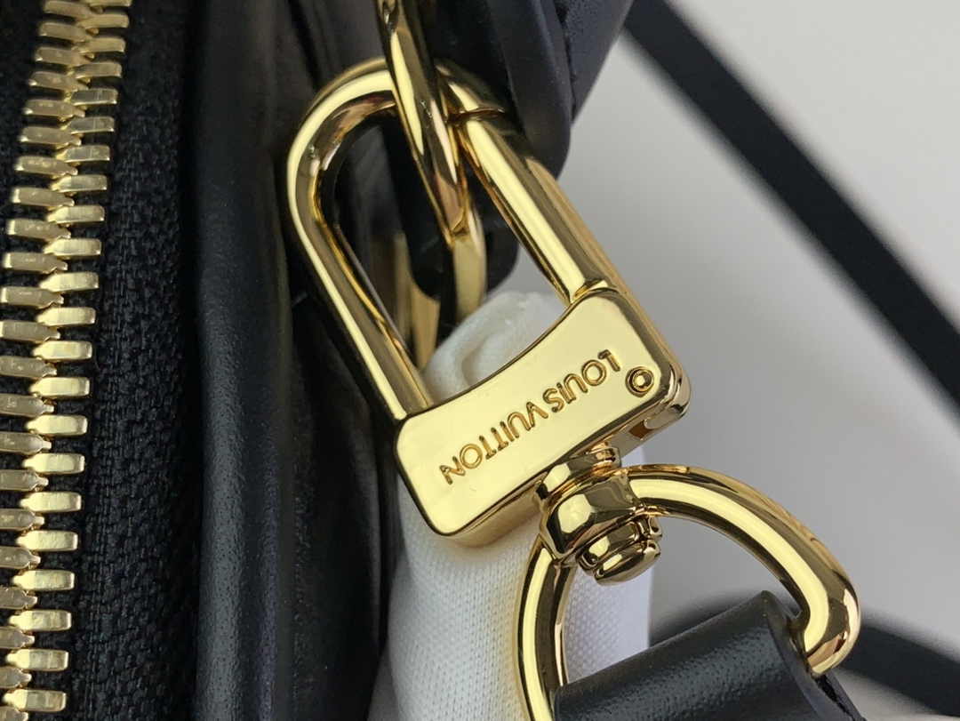 Louis Vuitton Alma BB Mini Top Handle Bag M23666 Black Lamb leather