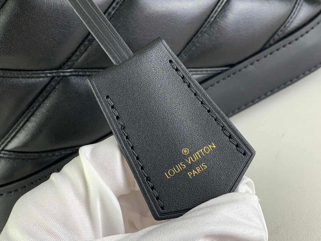Louis Vuitton Alma BB Mini Top Handle Bag M23666 Black Lamb leather