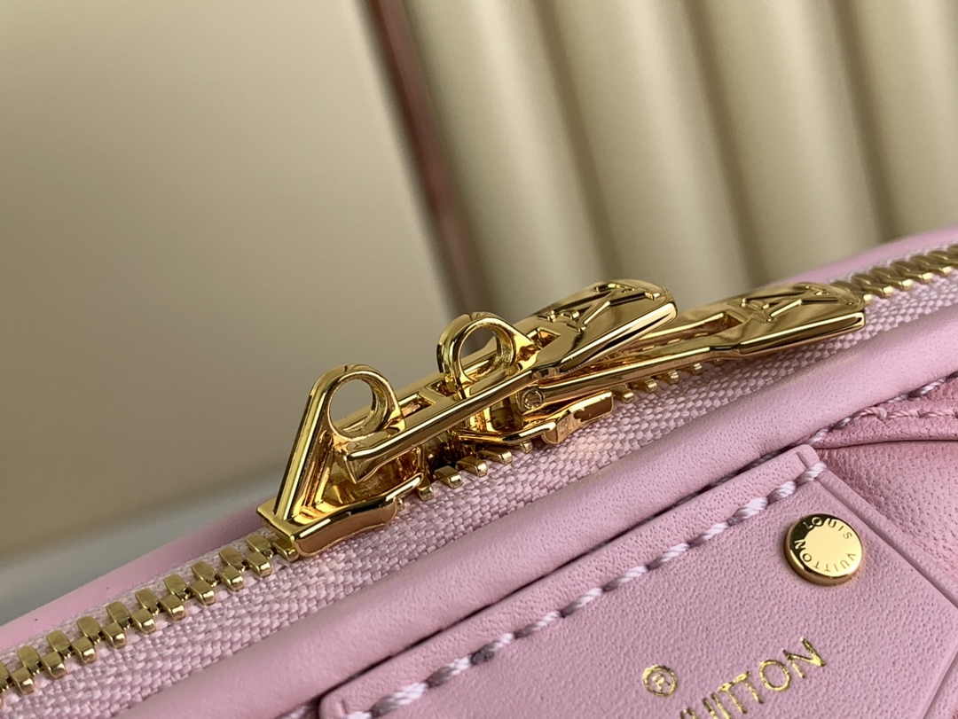 Louis Vuitton Alma BB Mini Top Handle Bag M24453 Rosabella Pink Lamb leather