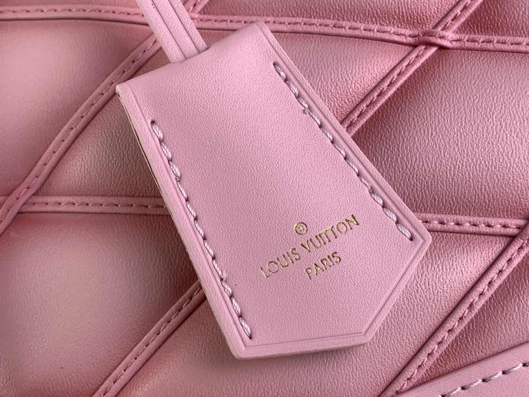 Louis Vuitton Alma BB Mini Top Handle Bag M24453 Rosabella Pink Lamb leather