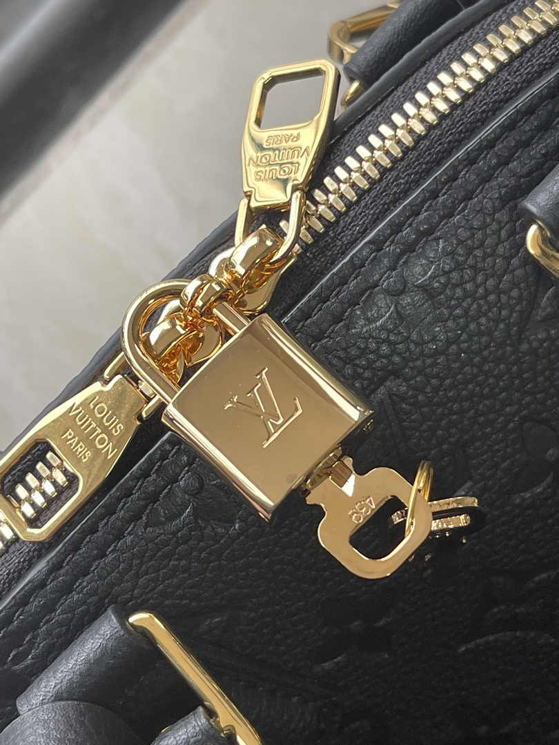 Louis Vuitton Alma BB Mini Top Handle Bag M44829 Black Leather
