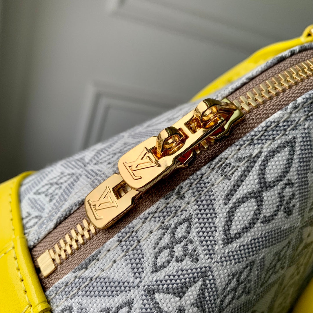 Louis Vuitton Alma BB Mini Top Handle Bag M91606 Yellow Monogram