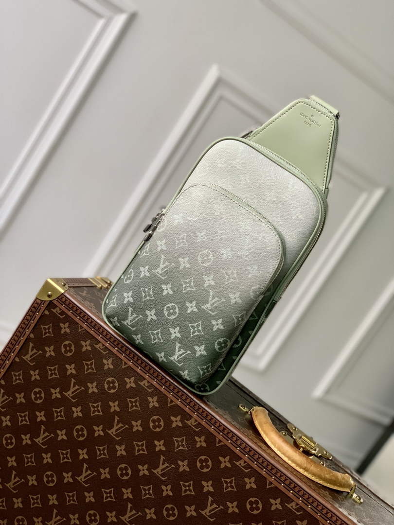 Louis Vuitton Avenue Slingbag M11702 Khaki Green Monogram canvas - Default Title - View 1
