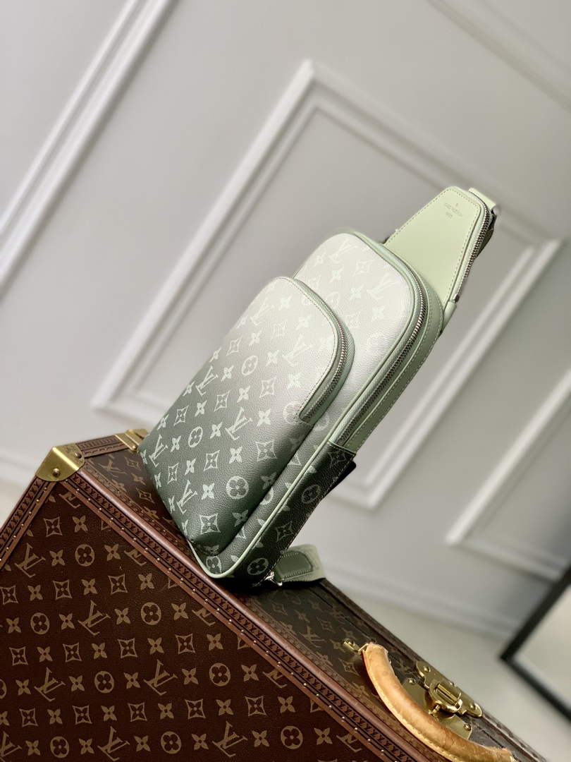 Louis Vuitton Avenue Slingbag M11702 Khaki Green Monogram canvas - Default Title - View 2