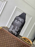 Louis Vuitton Avenue Slingbag M14953 Damoflage Black coated canvas