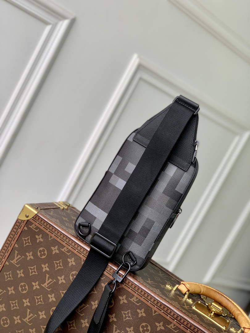 Louis Vuitton Avenue Slingbag M14953 Damoflage Black coated canvas - Default Title - View 3