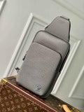 Louis Vuitton Avenue Slingbag Bag M30863 Gray Leather