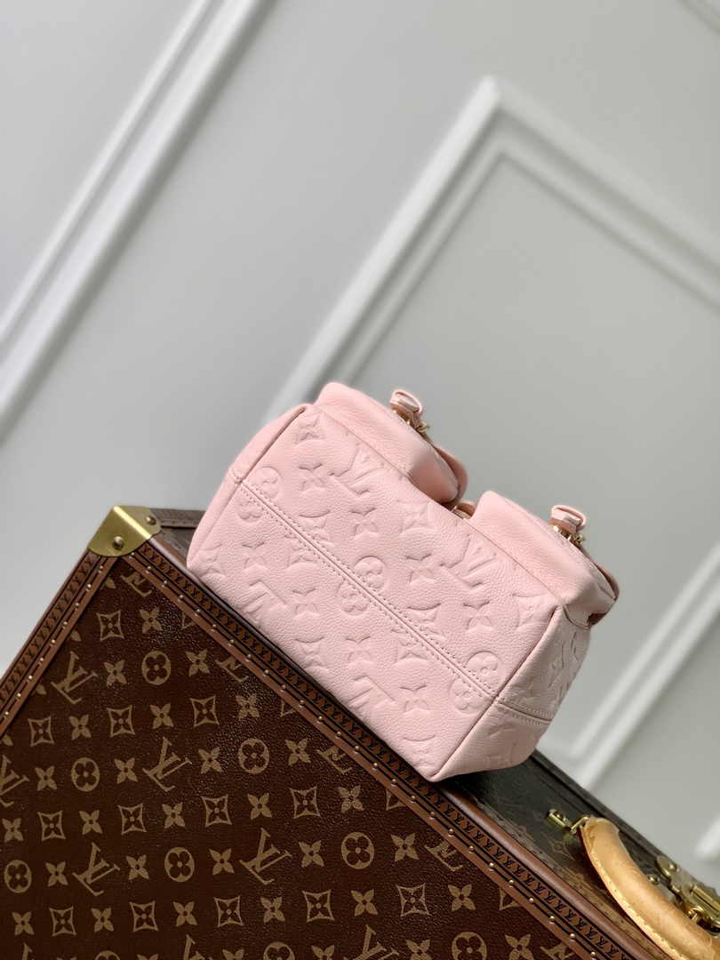 Louis Vuitton Backup M47074 Pink Monogram Leather