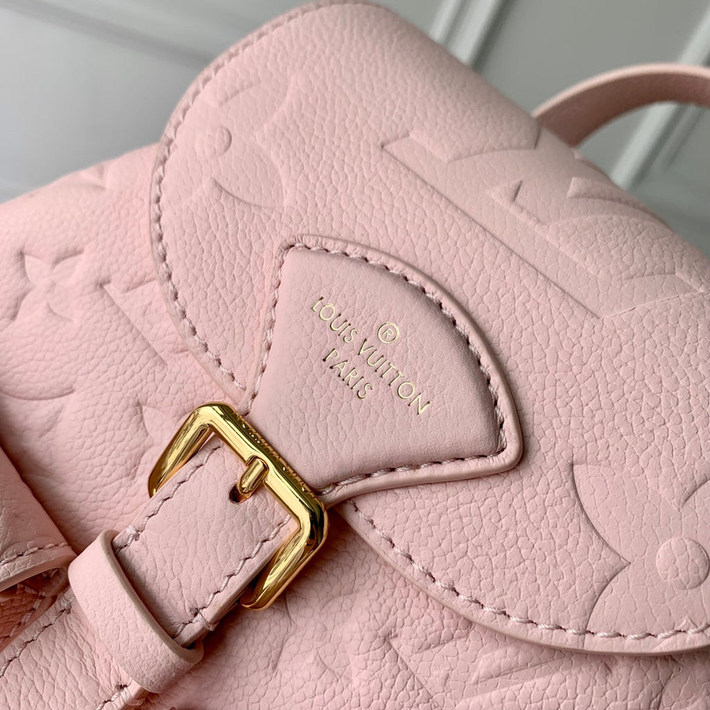Louis Vuitton Backup M47074 Pink Monogram Leather