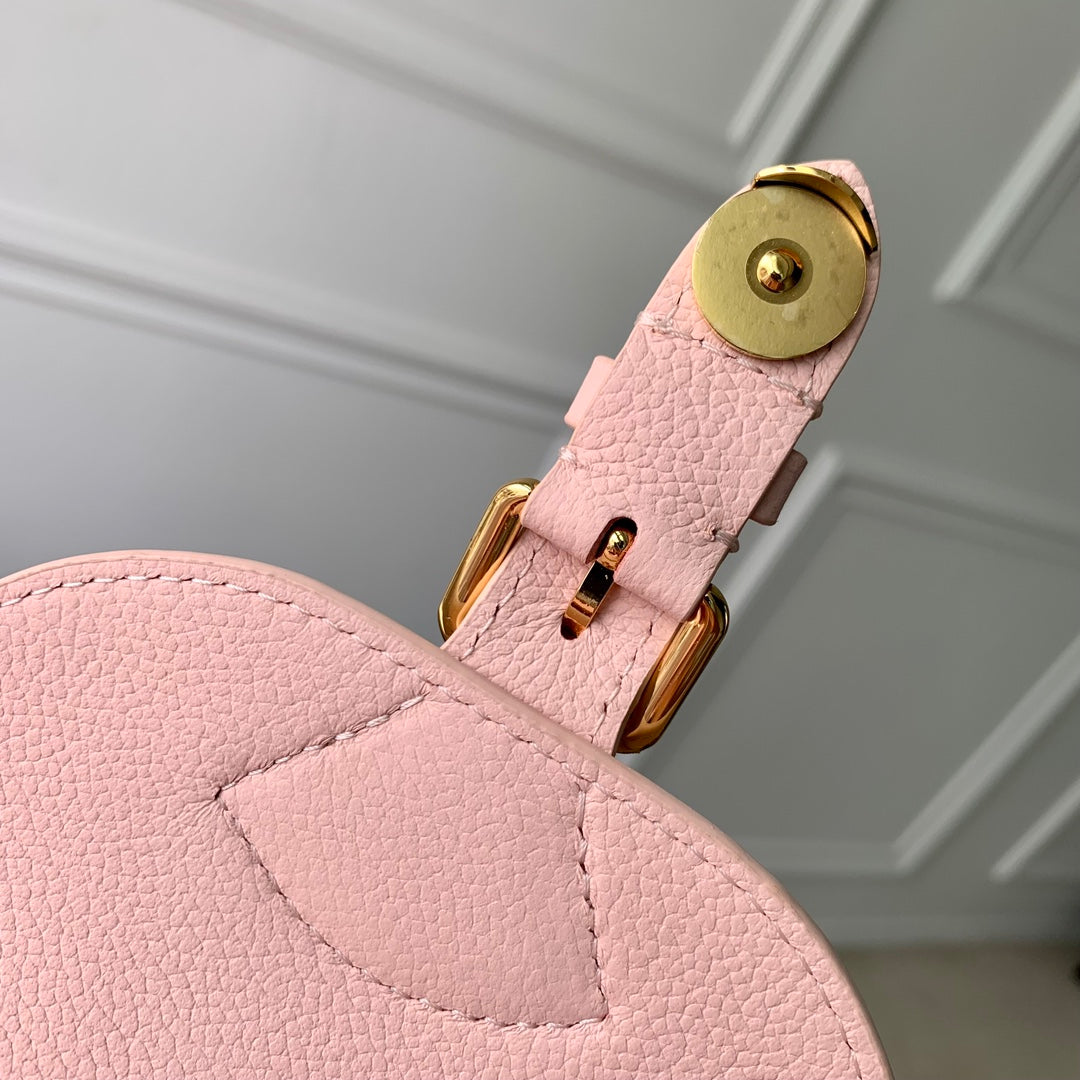 Louis Vuitton Backup M47074 Pink Monogram Leather