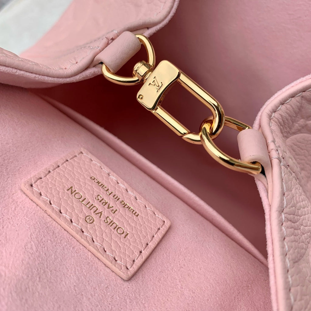 Louis Vuitton Backup M47074 Pink Monogram Leather