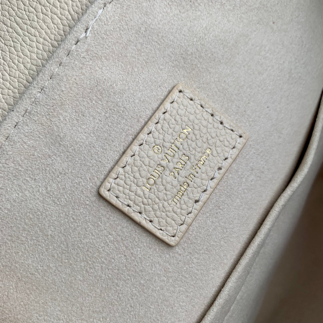 Louis Vuitton Backup M47106 Cream Monogram Leather